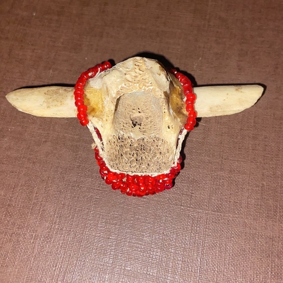 Vintage Zuni beaded Steer Cow souvenir - Picture 4 of 10